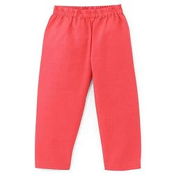 Babyhug 100% Cotton Knit Full Sleeves Kurta Pyjama Set with Printed Jacket - Peach - Image 17