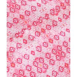 Babyhug 100% Cotton Knit Full Sleeves Kurta Pyjama Set with Printed Waistcoat - Pink & White - Image 8