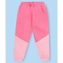 Babyhug 100% Cotton Knit Full Sleeves Top and Legging Set Butterfly Sequin Design - Pink & White - Image 4