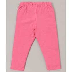 Babyhug 100% Cotton Knit Full Sleeves Top & Legging Set Floral Print - White & Pink - Image 11