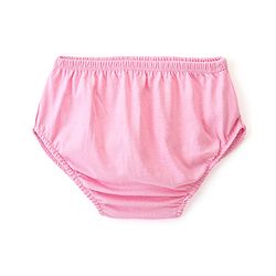 Babyhug 100% Cotton Single Jersey Knit Half Sleeves Frock With Bloomer Heart Print - Multiprint - Image 4