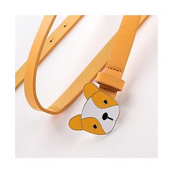 Babyhug Belt With Buckle Closure Dog Shaped Free Size - Yellow - Image 3