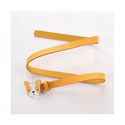 Babyhug Belt With Buckle Closure Dog Shaped Free Size - Yellow - Image 4