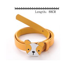 Babyhug Belt With Buckle Closure Dog Shaped Free Size - Yellow - Image 7
