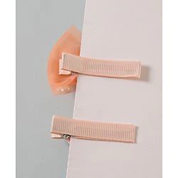 Babyhug Bow Hair Clip Set of 2 Pieces - Orange - Image 4