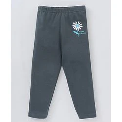 Babyhug Cotton Elastic Knit Full Length Leggings Star Print Pack of 3 - White - Image 3