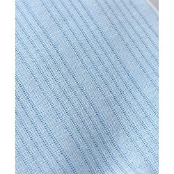 Babyhug Cotton Full Length Thermal Pants Solid Colour - Blue - Image 3