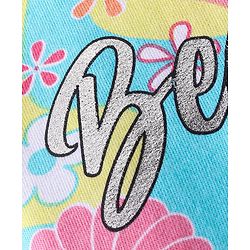 Babyhug Cotton Knit Balloon Sleeves Sweatshirt With Floral Print & Frill Detailing - Multicolour - Image 7