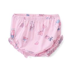 Babyhug Cotton Knit Full Sleeves Floral Printed Frock with Bloomer - Pink - Image 6