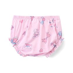 Babyhug Cotton Knit Full Sleeves Floral Printed Frock with Bloomer - Pink - Image 7