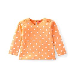 Babyhug Cotton Knit Full Sleeves Tops With Floral & Polka Dot Print Pack of 3 - Multicolor - Image 20