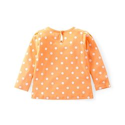 Babyhug Cotton Knit Full Sleeves Tops With Floral & Polka Dot Print Pack of 3 - Multicolor - Image 5