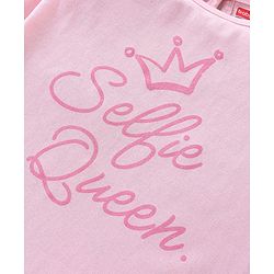 Babyhug Cotton Knit Full Sleeves Tops with Polka Dot & Text Print Pack of 3 - Multicolor - Image 17