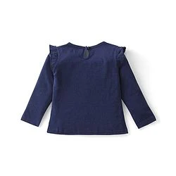 Babyhug Cotton Knit Full Sleeves Tops with Polka Dot & Text Print Pack of 3 - Multicolor - Image 25