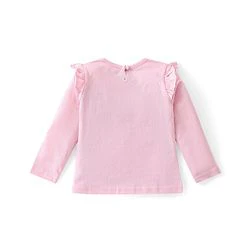 Babyhug Cotton Knit Full Sleeves Tops with Polka Dot & Text Print Pack of 3 - Multicolor - Image 32