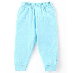 Babyhug Cotton Knit Single Jersey Full Sleeves Night Suit With Dino Print - Blue - Image 5