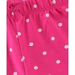 Babyhug Cotton Lycra Full Length Leggings Floral Print Pack of 3 - Multicolour - Image 8