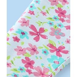 Babyhug Cotton Lycra Full Length Polka Dots & Floral Printed Leggings Pack of 3 - Multicolour - Image 8