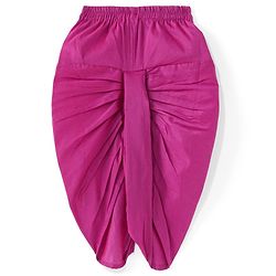 Babyhug Cotton Woven Full Sleeves Floral Printed Kurta & Dhoti Set with Jacket - Purple - Image 7