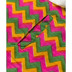 Babyhug Cotton Woven Full Sleeves Kurta Dhoti Set with Jacket & Aztec Design - White - Image 54