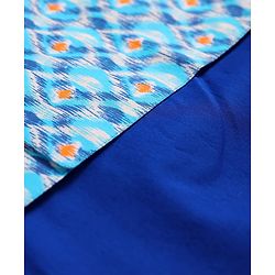 Babyhug Cotton Woven Full Sleeves  Kurta Dhoti Set with Motif Printed Waistcoat - Blue - Image 10