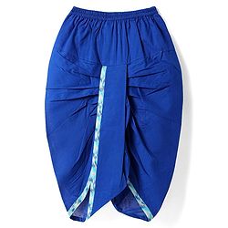 Babyhug Cotton Woven Full Sleeves  Kurta Dhoti Set with Motif Printed Waistcoat - Blue - Image 8