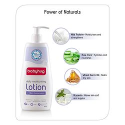 Babyhug Daily Head To Toe Milky Wash & Daily Moisturizing Lotion - 400 ml Each - Image 13
