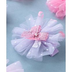 Babyhug Free Size Hair Pins Pack of 6 - Purple & Pink - Image 8