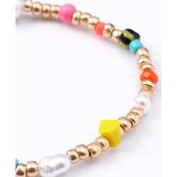 Babyhug Free Size Neck Piece & Bracelet Set- Multicolor - Image 4