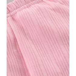 Babyhug Full Length Solid Thermal Pant - Pink - Image 3