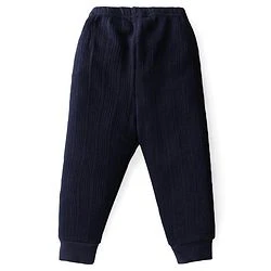 Babyhug Full Length Thermal Bottom Solid Colour -Navy Blue - Image 10