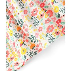 Babyhug Knit Half Sleeves Floral Printed Frocks Pack of 2 - Red & White - Image 7