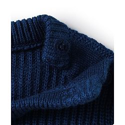 Babyhug Knitted Full Sleeves Pullovers Striped Sweater - Multicolor - Image 4