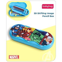 Babyhug Marvel Spiderman 3D Pencil Box|School Supplies Stationery Organiser|Birthday Return Gift for Kids- Red - Image 14