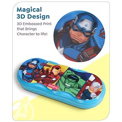 Babyhug Marvel Spiderman 3D Pencil Box|School Supplies Stationery Organiser|Birthday Return Gift for Kids- Red - Image 15