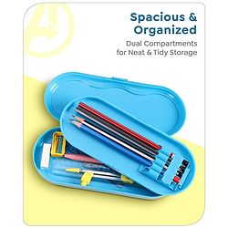 Babyhug Marvel Spiderman 3D Pencil Box|School Supplies Stationery Organiser|Birthday Return Gift for Kids- Red - Image 16