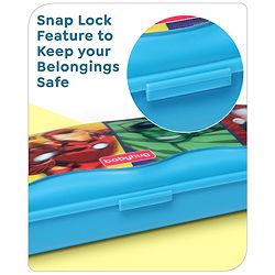 Babyhug Marvel Spiderman 3D Pencil Box|School Supplies Stationery Organiser|Birthday Return Gift for Kids- Red - Image 17