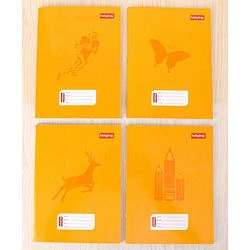 Babyhug Premium Brown Cover Four Lines Exercise Book Set Pack of 4 - 172 Pages Each - Image 7