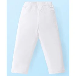 Babyhug Single Jersey Knit Full Sleeves Floral Printed Top & Leggings Set - Red & White - Image 5