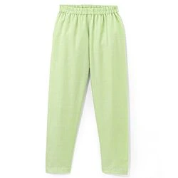 Babyhug Woven Full Sleeves Solid Kurta Pyjama Set with Mirror Embroidered Jacket - Green & White - Image 6