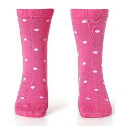Cute Walk by Babyhug Ankle Length Socks With Floral & Polka Dot Design Pack of 3 - Dark Pink Blue & Pink - Image 11