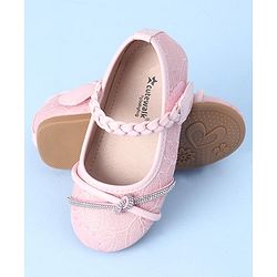 Cute Walk by Babyhug Bellies with Velcro Closure and Applique - Pink - Image 6