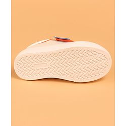 Cute Walk by Babyhug Slip On Casual Shoes with Velcro Closure - Beige & Orange - Image 5