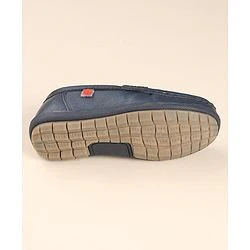 Cute Walk by Babyhug Slip On Loafers - Navy Blue - Image 5