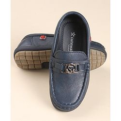 Cute Walk by Babyhug Slip On Loafers - Navy Blue - Image 6