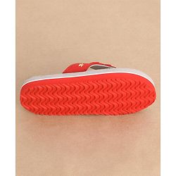 Cute Walk by Babyhug Slip On Style Anchor Graphics & Bow Applique Flip Flops - Grey - Image 5